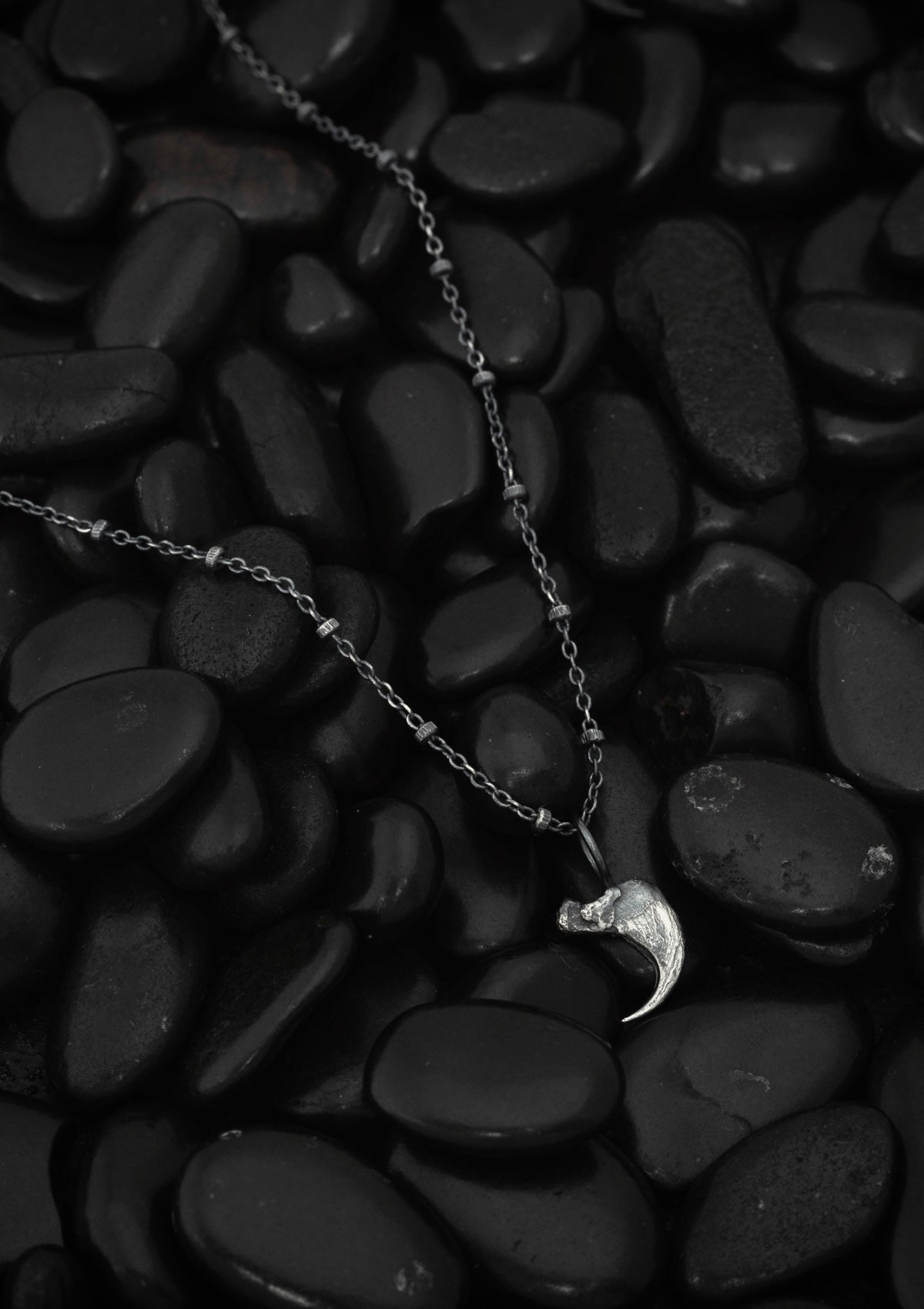 Ferae - Silver cat claw necklace in solid sterling silver