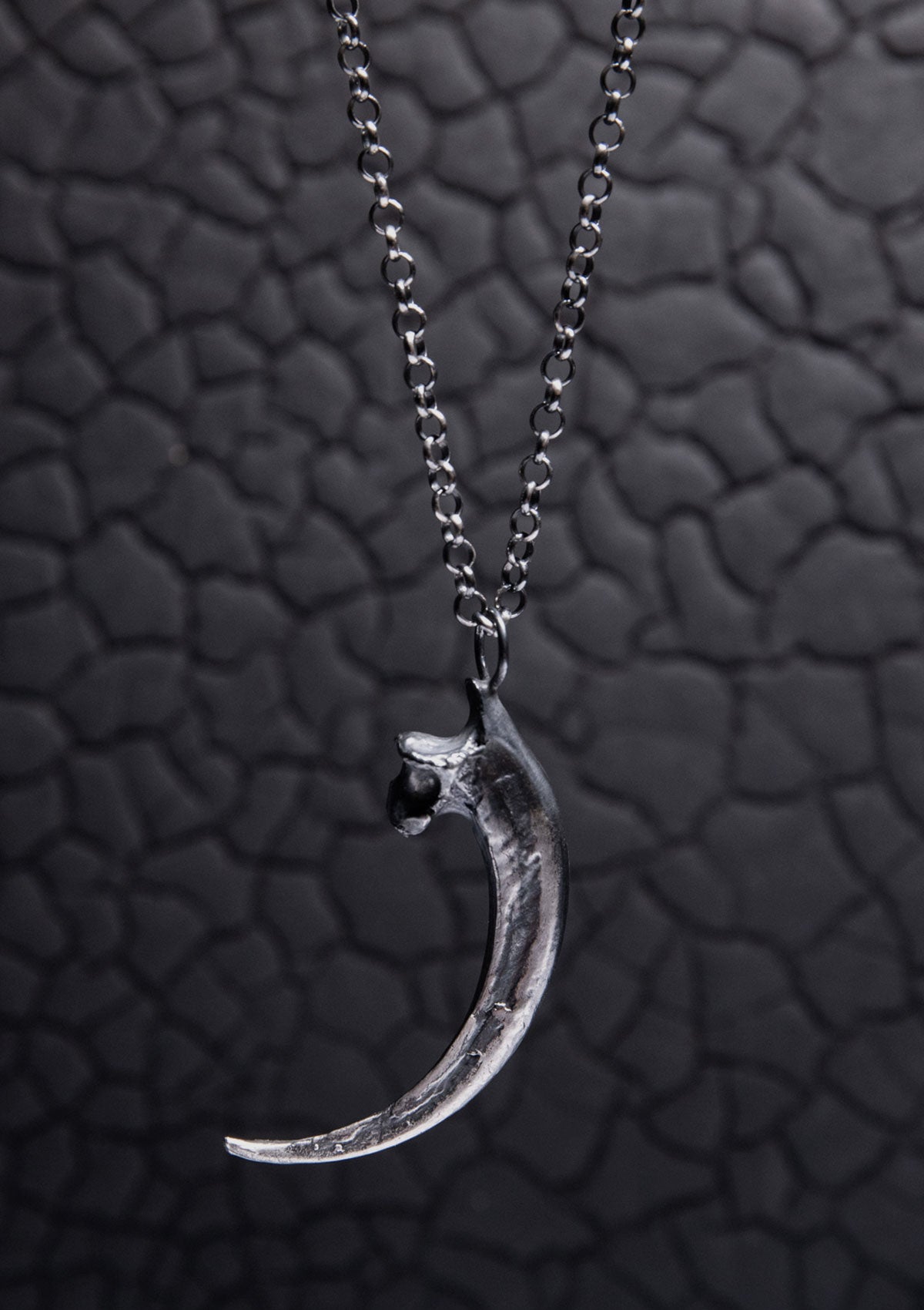 Fíréan - Eagle talon necklace in solid sterling silver